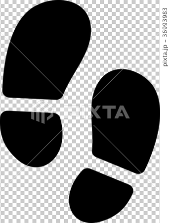 足跡　ステップ　アイコン 36993983