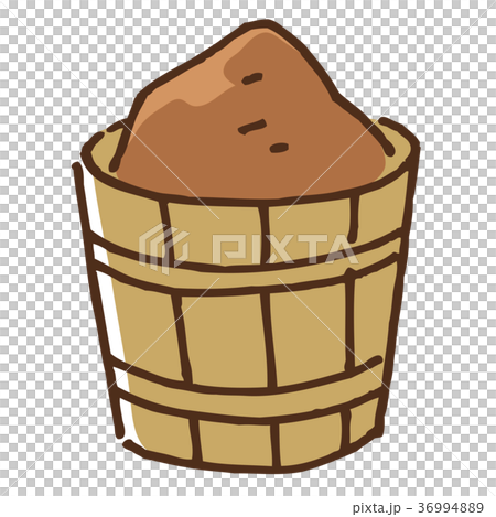 味噌　木桶　イラスト 36994889