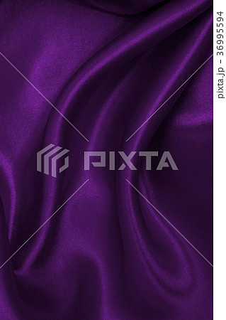 Smooth elegant lilac silk or satin luxury cloth  36995594