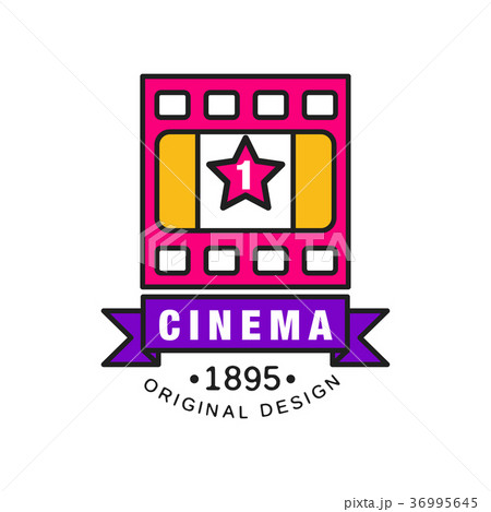 Stylish logo design template for cinema or movie Stylish logo design template for cinema or movie 36995645