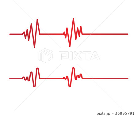 Art design heartbeat pulse Art design heartbeat pulse 36995791