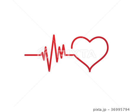 Art design heartbeat pulse Art design heartbeat pulse 36995794