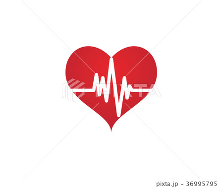 Art design heartbeat pulse 36995795