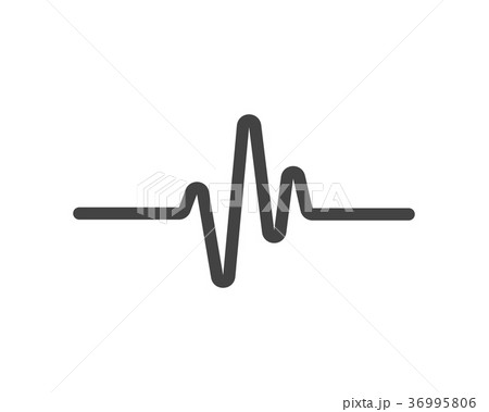 Art design heartbeat pulse 36995806