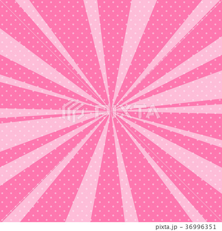 Pink Pop Art Retro Background with Sunbeams Pink Pop Art Retro Background with Sunbeams 36996351