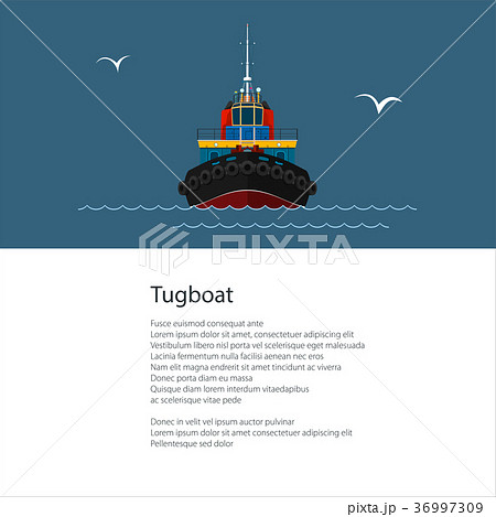 Poster with Tow Boat 36997309