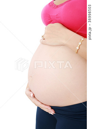 Belly of Pregnant Woman 36998503