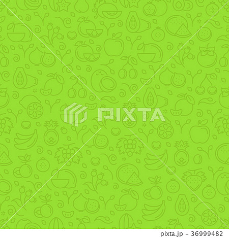 Seamless Pattern of Fruits 36999482
