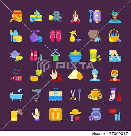 Set of Health and Beauty Elements 37000017