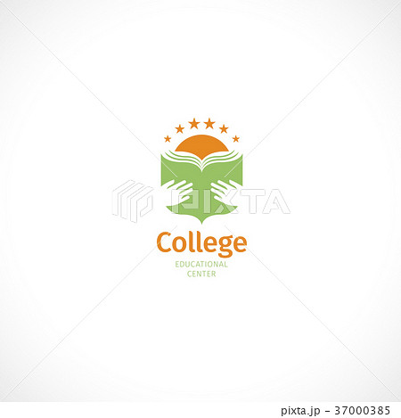 Isolated abstract orange and green color hands 37000385