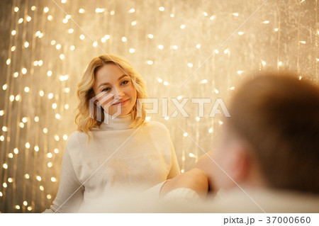 portrait of young beautiful girl on the background portrait of young beautiful girl on the background 37000660