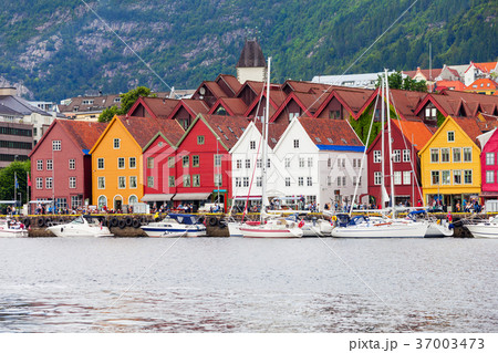 Bryggen dock in Bergen 37003473