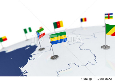 Gabon flag 37003628