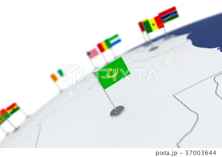 Mauritania flag Mauritania flag 37003644