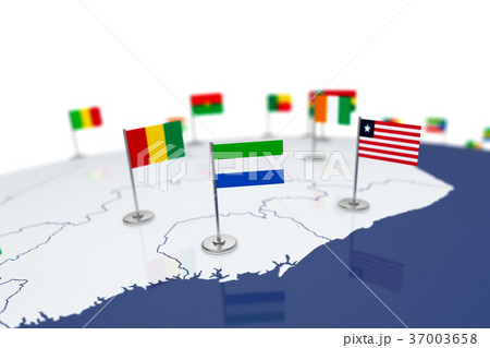 Sierra Leone flag 37003658