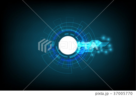 abstract future circle technology concept のイラスト素材 [37005770] - PIXTA