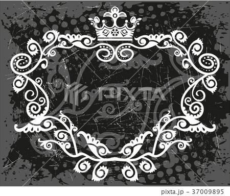Decorative frame with crown 37009895