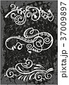 Vintage floral elements for design. 37009897
