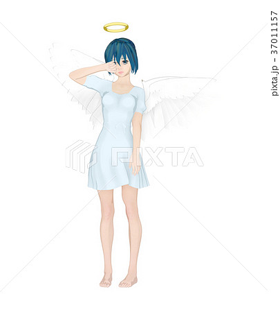 かわいい天使　フェアリー　妖精　perming2DCGイラスト素材 37011157