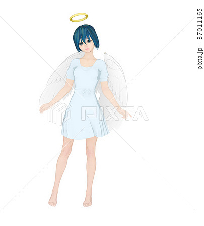 かわいい天使　フェアリー　妖精　perming2DCGイラスト素材 37011165