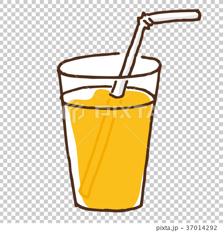 オレンジジュース 飲料 イラストのイラスト素材