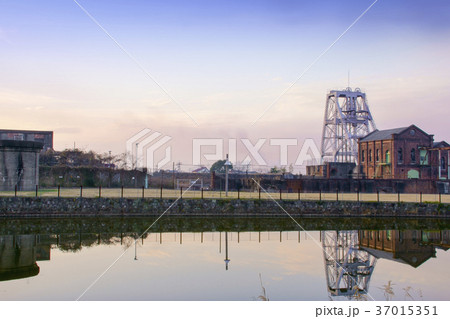 世界文化遺産の三池炭鉱万田坑跡  37015351