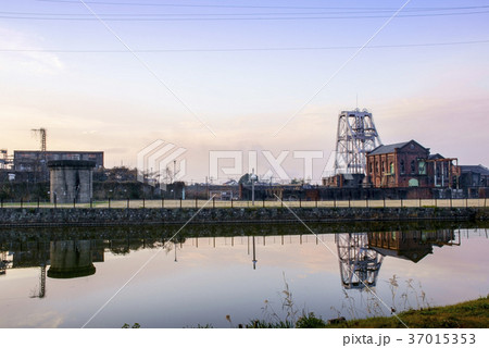 世界文化遺産の三池炭鉱万田坑跡  37015353