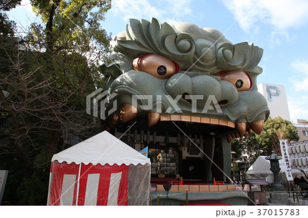 難波八坂神社の獅子舞台 37015783