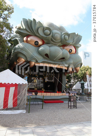 難波八坂神社の獅子舞台 難波八坂神社の獅子舞台 37015784