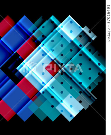 Color arrows on black background 37016491