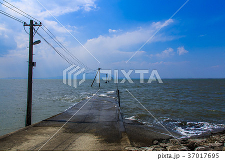 長部田海床路　熊本県宇土市 37017695