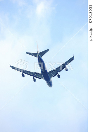下から見たジェット機 飛行機 下から見たジェット機 飛行機 37018055