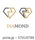 diamond simple symbol vector 37019788