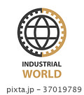 industrial gear world simple symbol vector 37019789
