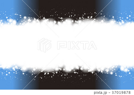 背景素材壁紙 雲 空 ぼかし 余白 ホワイトスペース ソフトフォーカス 中抜き 白抜き フレーム 枠のイラスト素材