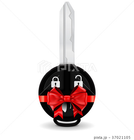 Car key wrapped in red ribbonのイラスト素材 [37021105] - PIXTA