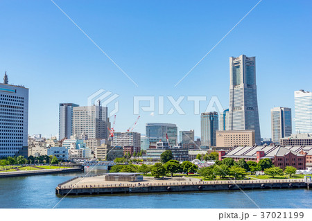 【神奈川県】横浜の街並み 37021199