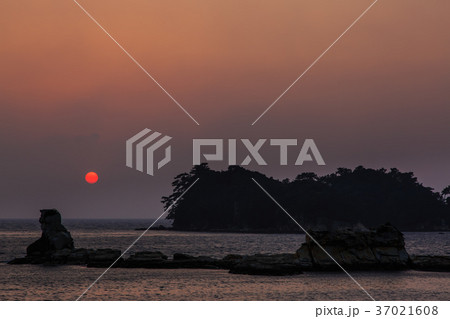 九十九島 サンセットクルーズ 夕焼け 九十九島 サンセットクルーズ 夕焼け 37021608