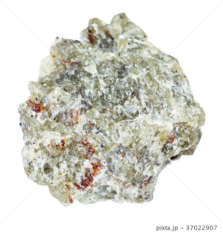 raw olivine stone isolated on white raw olivine stone isolated on white 37022907