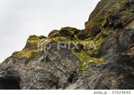 rocks of Reynisfjall mount in Iceland 37024640