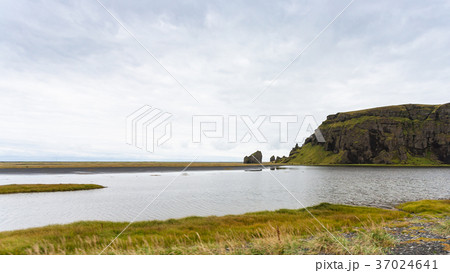 atlantic shore in Vik I Myrdal village in Iceland atlantic shore in Vik I Myrdal village in Iceland 37024641