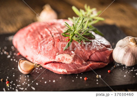 Flank steak with rosemary garlic salt and pepper. Flank steak with rosemary garlic salt and pepper. 37030460