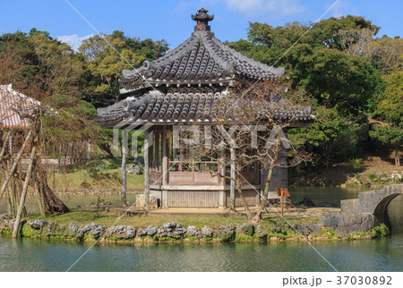 識名園　首里　那覇 37030892