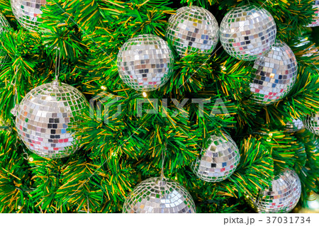 Christmas tree light of silver and Golden 37031734
