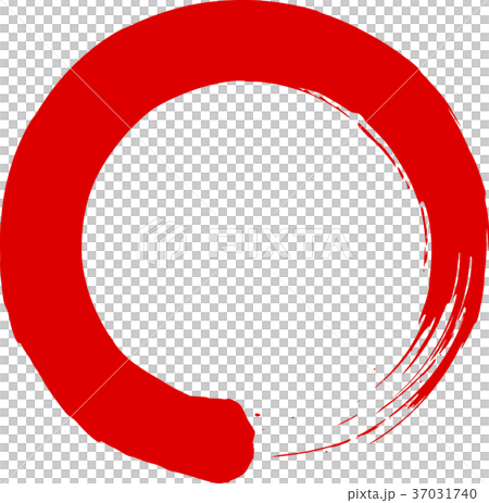 Round Circle Red Stock Illustration