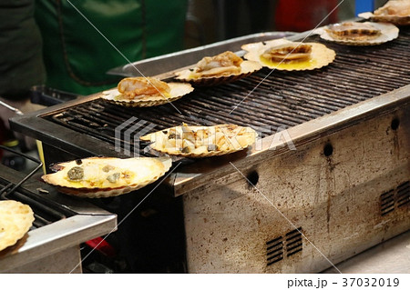 cheese scallop street food korea 37032019