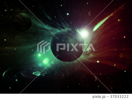galaxy in a free space 37033222