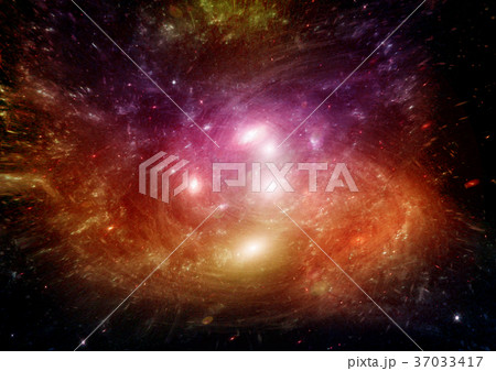 galaxy in a free space 37033417