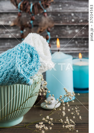 SPA with dream catcher, towels SPA with dream catcher, towels 37034563