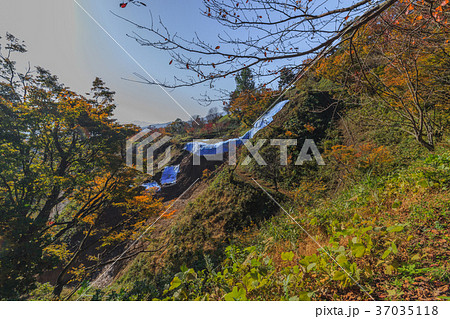 秋の春日山城の風景 秋の春日山城の風景 37035118